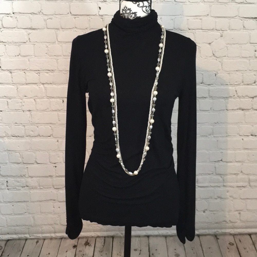 White House Black Market Long Sleeve Blouse